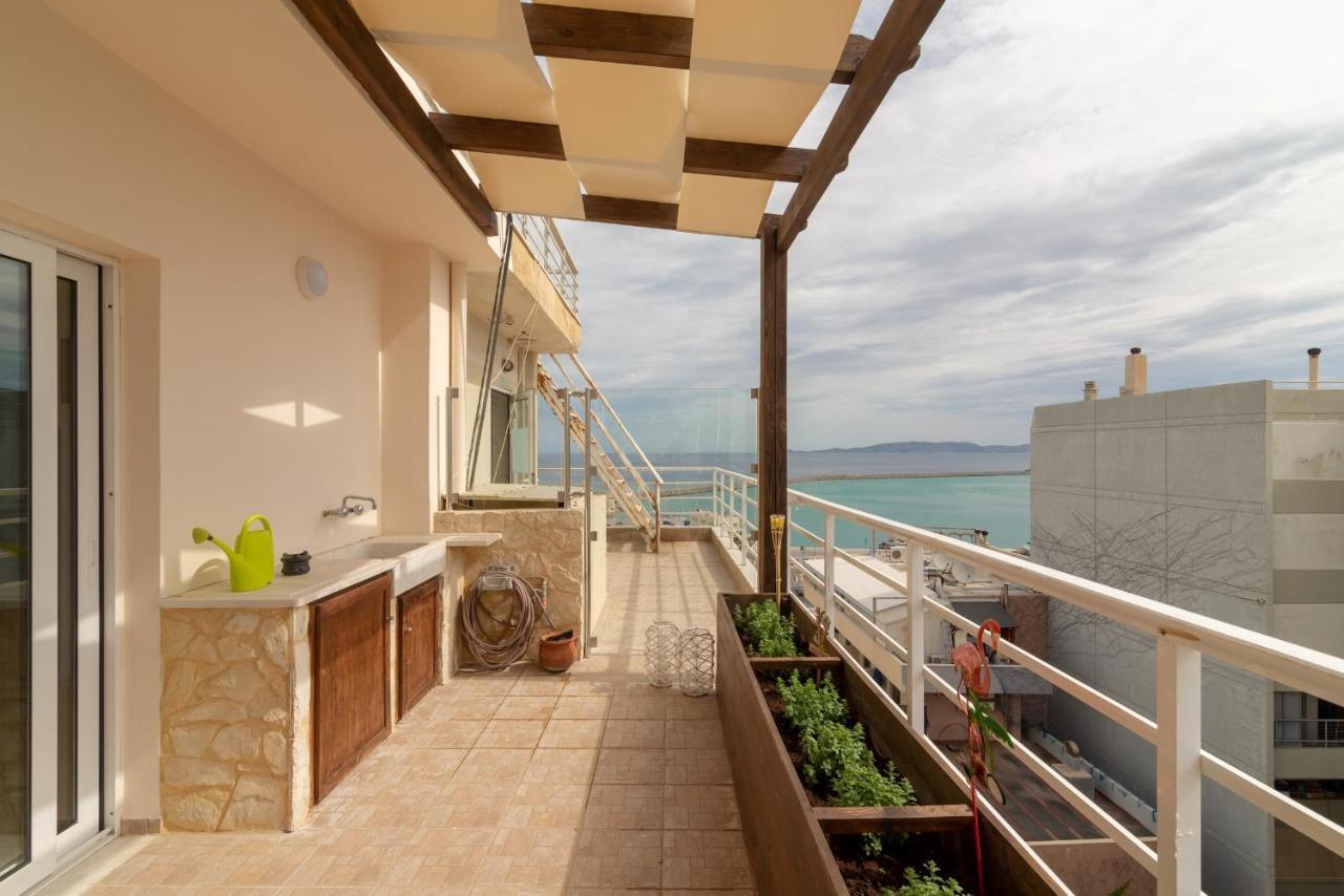 Penthouse Apartment In Downtown With Seaview イラクリオン エクステリア 写真